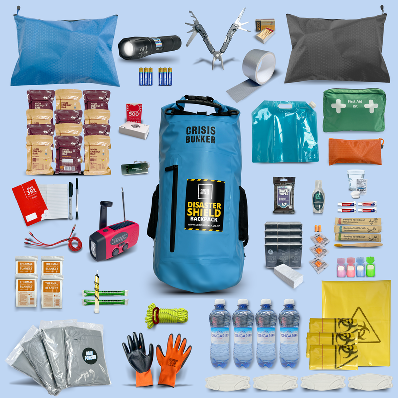 Disaster Shield pack contents