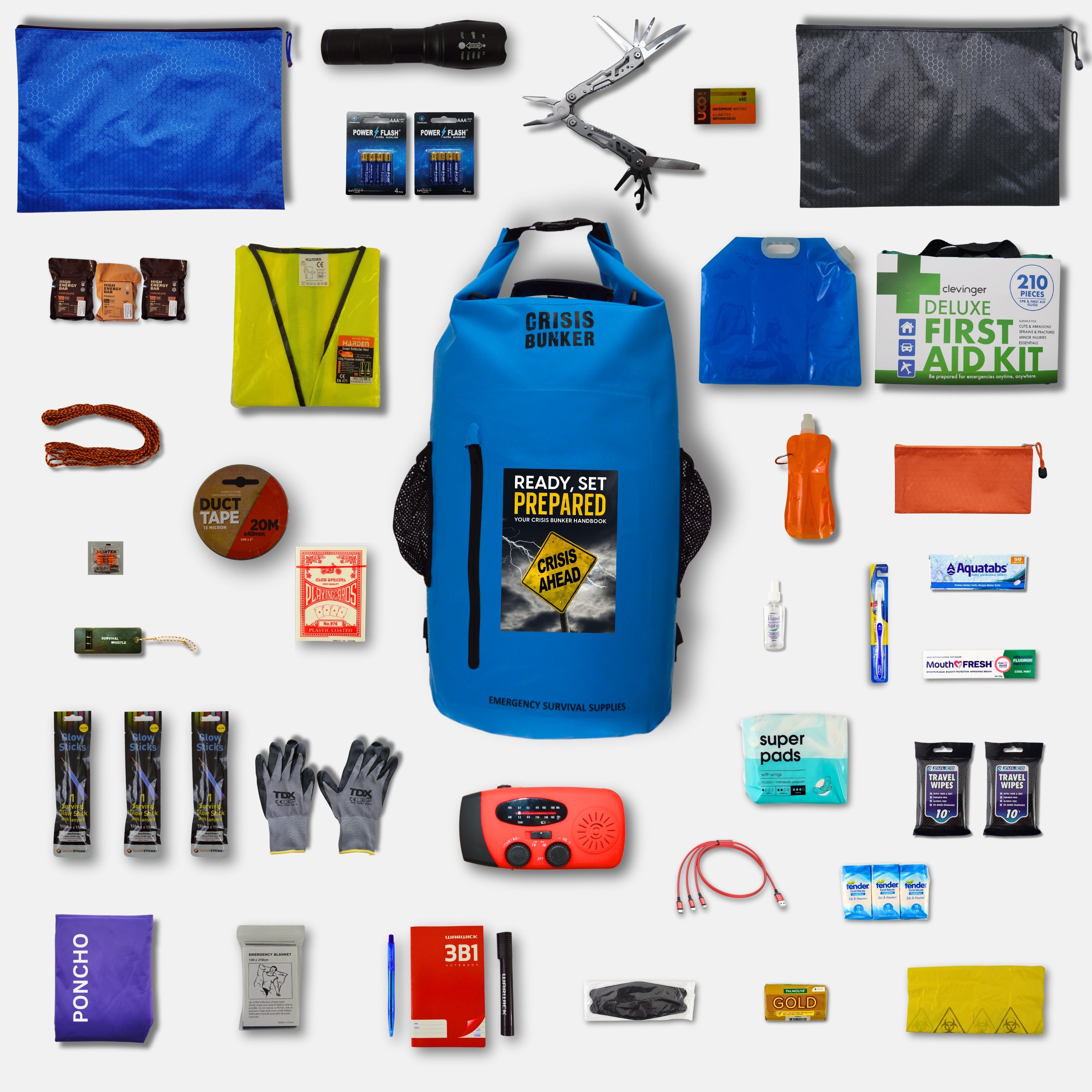 Crisis Bunker Emergency Survival Backpacks