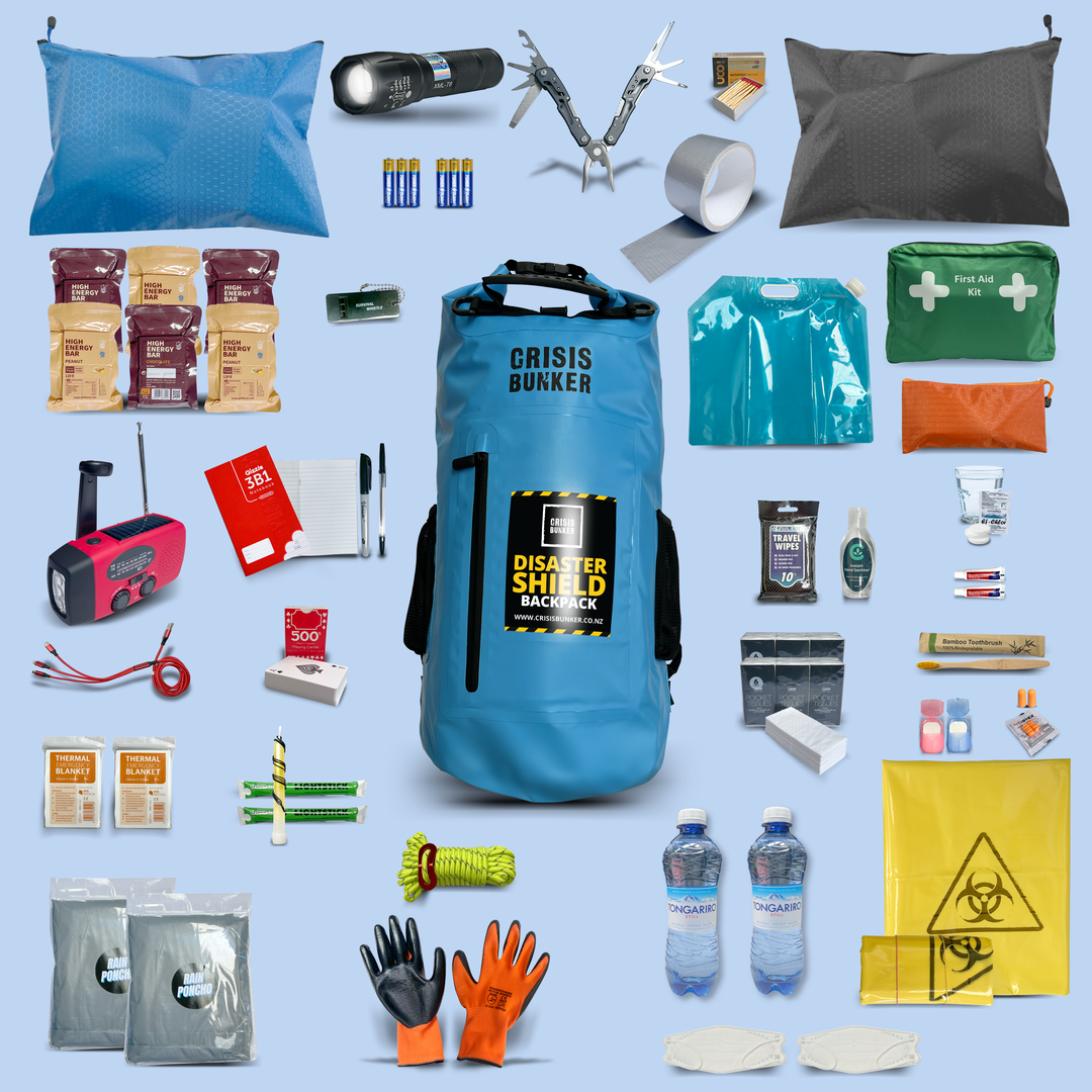 Shield Against Disasters Preparedness Backpacks – Crisis Bunker