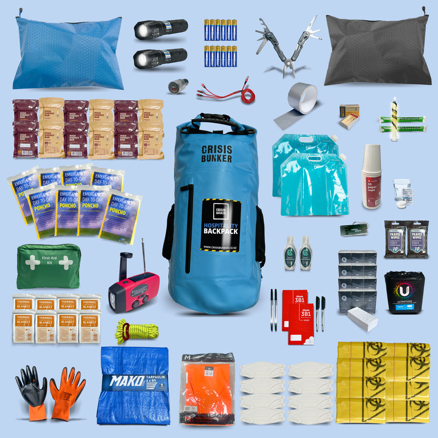 Accommodation Shield emergency backpack