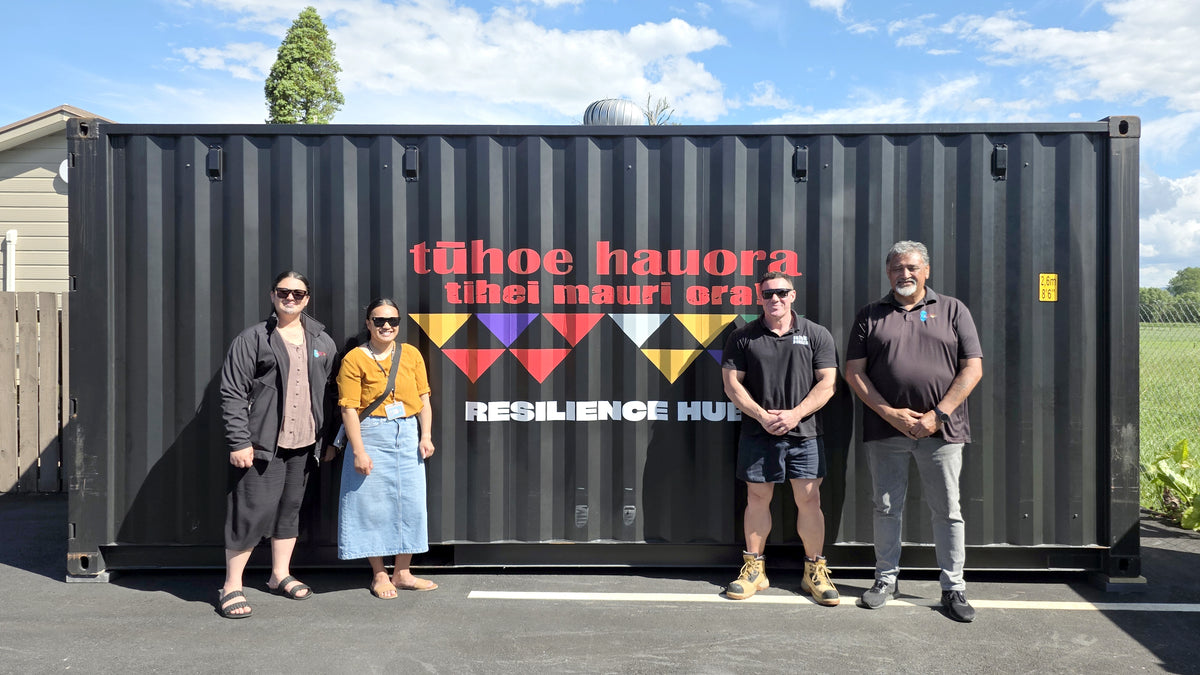 Crisis Bunker team at a marae Resilience Hub
